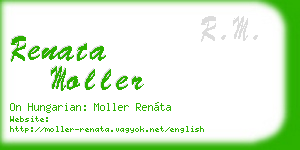 renata moller business card
